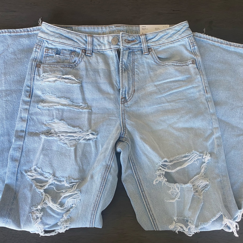 American Eagle ☀️ strigid mom jean ☀️ 4 reg NWT
